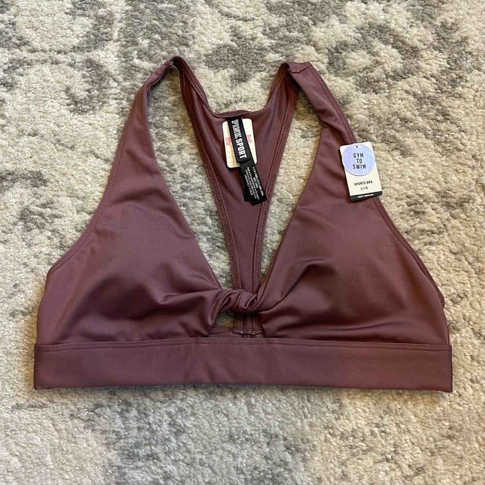 PINK gym to swim top NWT